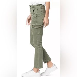 PAIGE Jolie Skinny Cargo Pants, Vintage Ivy Green.
